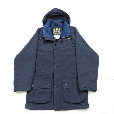Barbour A 951 Large Leightweight Waxed coat Olive Green hood
