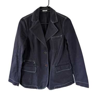 MIU MIU jacket Pants Denim Ensemble Navy Vintage Size M Rare