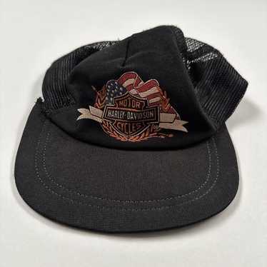 HARLEY DAVIDSON　ヴィンテージトラッカー キャップ　80s 90s 90s ビンテージ デッドストック トラッカーキャップ USA製 パン