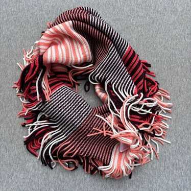 マフラー・ストール BADBLOOD BS Wool Blend Fringe Scarf 5BMM015 Burgundy Burgundy Fringed Wool Scarf | GANNI US