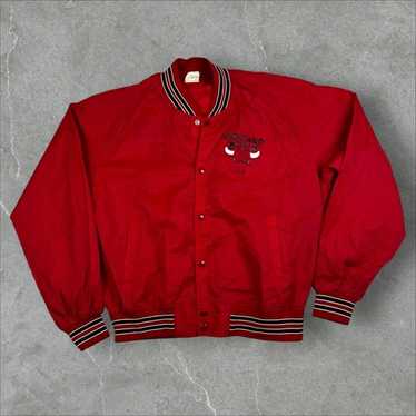 ヴィンテージ Chicago Bulls サテンジャケット Vintage Chalk Line Chicago Bulls Satin Jacket Sz. XL