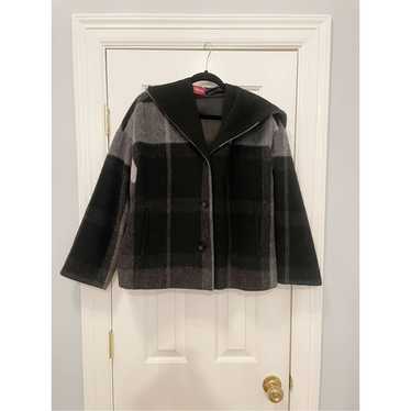 コート SPORTMAX Black Alpaca Blend Modico Coat Winter coat black with a hood - Coccodrillo