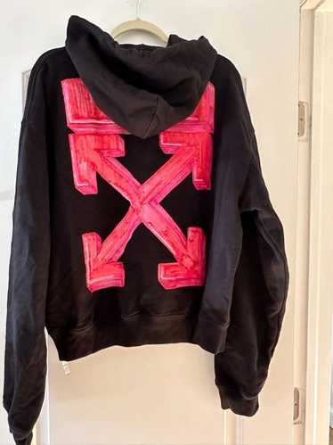 トップス OFF-WHITE Marker Hoodie Black/Fuchsia XS OFF-WHITE Marker Hoodie Black/Fuchsia Men's - SS21 - US