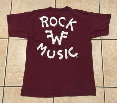 90s weezer/ROCK MUSICネイビー Tシャツ L 90s weezer/ROCK MUSICネイビー Tシャツ L Rock Music - Weezer
