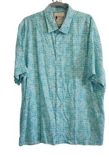 USA古着【VINTAGE SILK CIRCA 1969】オープンカラーシャツ Vintage Silk Circa 1969 Mens Shirt Size XL Grey Check Short