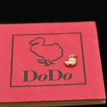 Dodo charm Zebra Pomellato, white Gold 18k and black and
