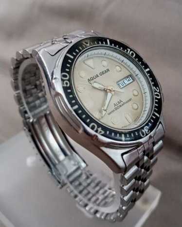 美品 ALBA AQUA GEAR クォーツ腕時計  A2401 SEIKO ALBA AQUA GEAR 腕時計 - メルカリ