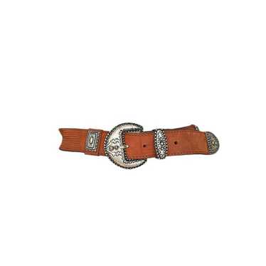 【本日特価】 western 70s leather Gem - belt 小物