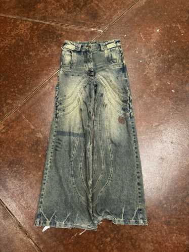 パンツ NO/FAITH STUDIOS WAVE DENIM HEAVY WAVE DENIM USED VINTAGE LOOK – NO/FAITH STUDIOS