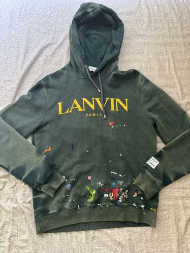 GALLERY DEPT × LANVIN ハンドペイントウォッシュパーカー Lanvin x GALLERY DEPT. ランバン x ギャラリーデプト メンズ