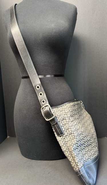バッグ COACH Mini Signature Small Hobo Coach mini signature hobo - Gem