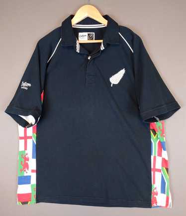 RARE Vintage 90s Distressed Canterbury New Zealand All