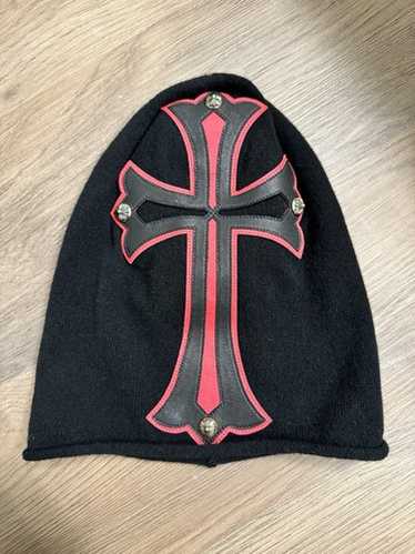 ★クロムハーツ★3 CEMETERY RED CROSS Patch Cashmere Sweater ☆クロムハーツ☆3 CEMETERY RED CROSS Patch Cashmere Sweater