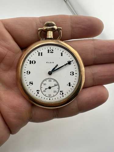 Vintage Lady Elgin 14k Gold Filled Wrist Watch and 10k Gold