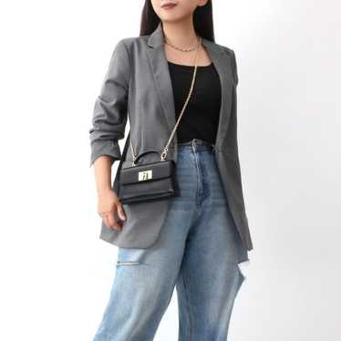 ☆FURLA☆ DARA Mini 2wayバッグ MARSHMALLOW×GREIGE×NERO♪ Mini Bag NERO Furla Nuvola | Furla PL