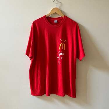 送料関税込み Travis Scott x McDonald's Crew Ｔシャツ Red TRAVIS SCOTT X MCDONALDS CREW TEE SHIRT RED XL | eBay