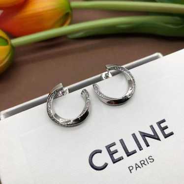 24PF new/CELINE フープイヤリング Earring Silver 24PF new/CELINE フープイヤリング Earring Silver (CELINE