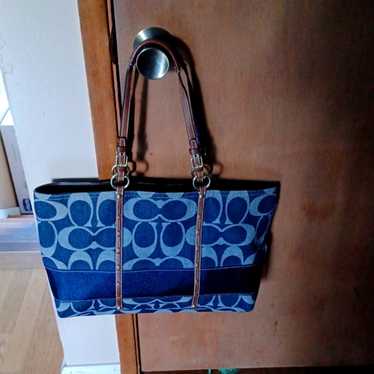 Coach tote bag denim - Gem