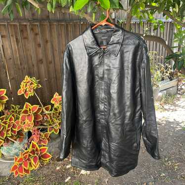 ジャケット・アウター archive DKNY leather car coat y2k DKNY Leather Jacket – VintageFolk
