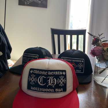 Trucker hat chrome hearts red - Gem