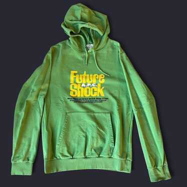 BRAIN DEAD パーカー 緑 A.P.C. x Brain Dead Spacy Long Sleeve Hooded Sweatshirt