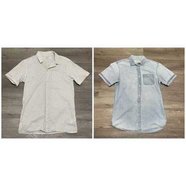 新品　ALLSAINTS シャツ　xs AllSaints Regular Size XS Casual Button-Down Shirts for Men