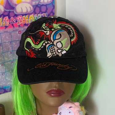 Ed hardy hat black - Gem