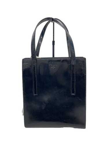 バッグ 1998 PRADA ENAMEL HAND BAG PRADA Fall Winter 1998 Unborn Calf Leather Plastic Handle