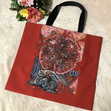 イッセイミヤケミーISSEY MIYAKE me プリーツプリントトート
