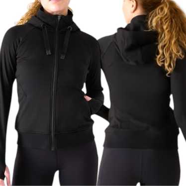 Athleta black triumph zip - Gem