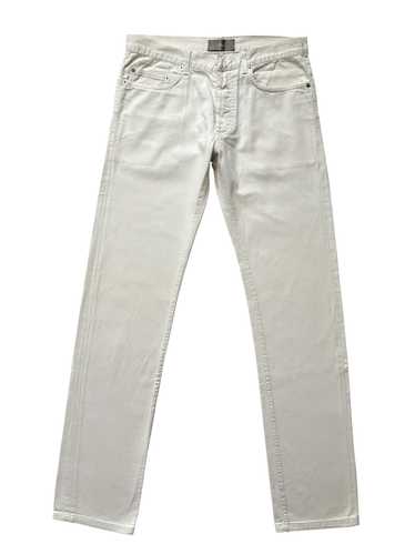 Dior HOMME ホワイトデニム　SLIM FIT DENIM PANTS Dior Homme Hedi Slimane Sterling White Denim Jeans – Obsidian