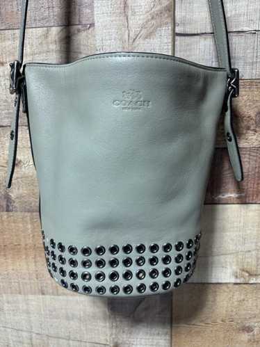 Coach green leather bleecker - Gem