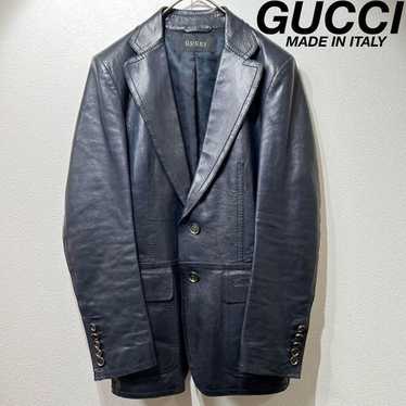 ジャケット・アウター Vintage Gucci leather tailored jacket Vintage Gucci Men's Leather Jacket. Black. IT 46 Small | eBay