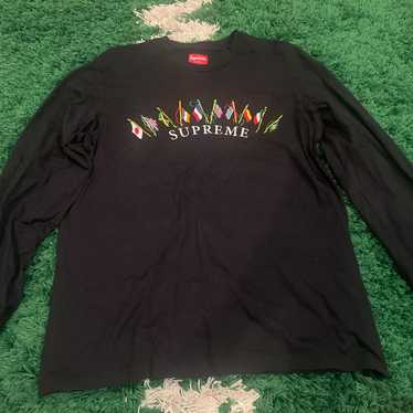 トップス Supreme Flags L/S Top Flags L/S Top – Supreme