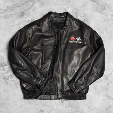 corvette 90sビンテージUSA製ジャケットブラック古着