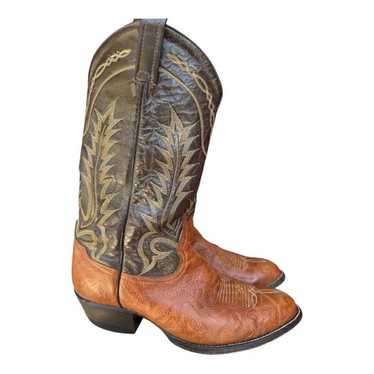 Tony★Lama US9.5 デッドストック　ブラウン Tony Lama Exotic Boots - 8965 Ostrich