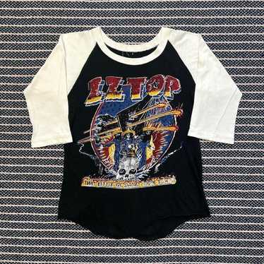 USA製 80s ビンテージ ZZ TOP ロック バンド Tシャツ ロンＴ USA製 80s ビンテージ ZZ TOP ロック バンド Tシャツ ロンT