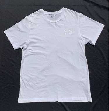 Y-3 adidas YohjiYamamoto ホワイトTシャツ XS Adidas Y-3 M Signature Graphic Short Sleeve Tee - White