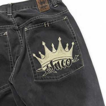 「激レア」JNCO 2000s デニム キングロゴ jnco Thug. 50