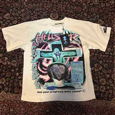 【HELLSTAR】Records 長袖 Tシャツ 国内発送・関税送料込 HELLSTAR | プリント ロンT WHITE - NOISEANDKISSES｜トレンド