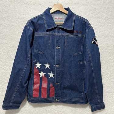 Avirex denim jacket embroidered - Gem