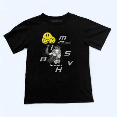 Tシャツ・カットソー MISBHV Men T-shirt Black 250M111 BLACK Misbhv Logo-Embroidered Cotton T-Shirt - Black | Editorialist