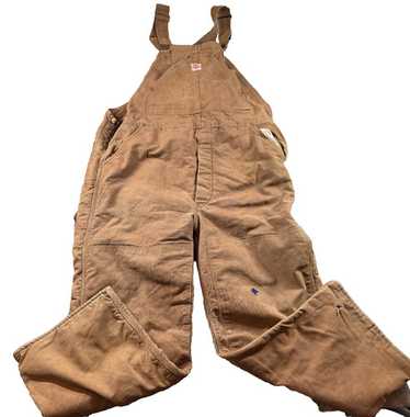 パンツ Carhartt/Overalls/Vintage Vintage Carhartt Painters Carpenters Bib Overalls White 3X