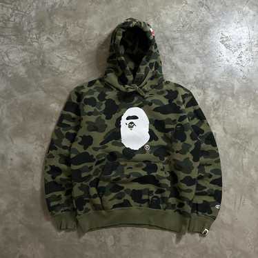 BAPE Champion 1st Camo Crewneck Green Men's - FW17 - US