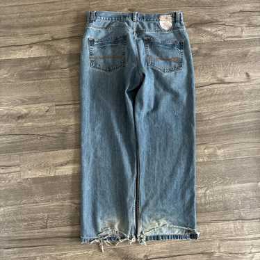 レア　JNCO jeans デニム　36×30 ワイドデニム JNCOジーンズY2Kハラジュクバギージーンズ：男性と女性のための