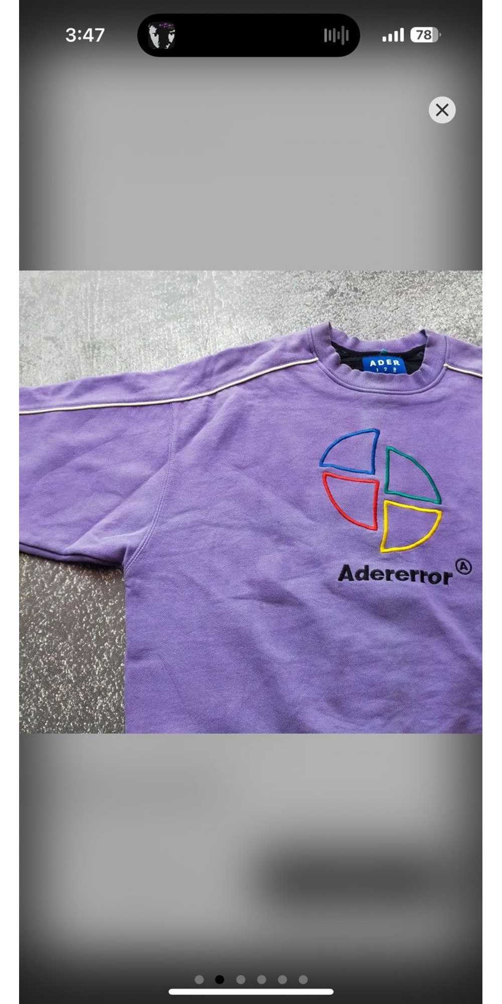 Ader Error Ader error slice logo sweatshirt - image 2