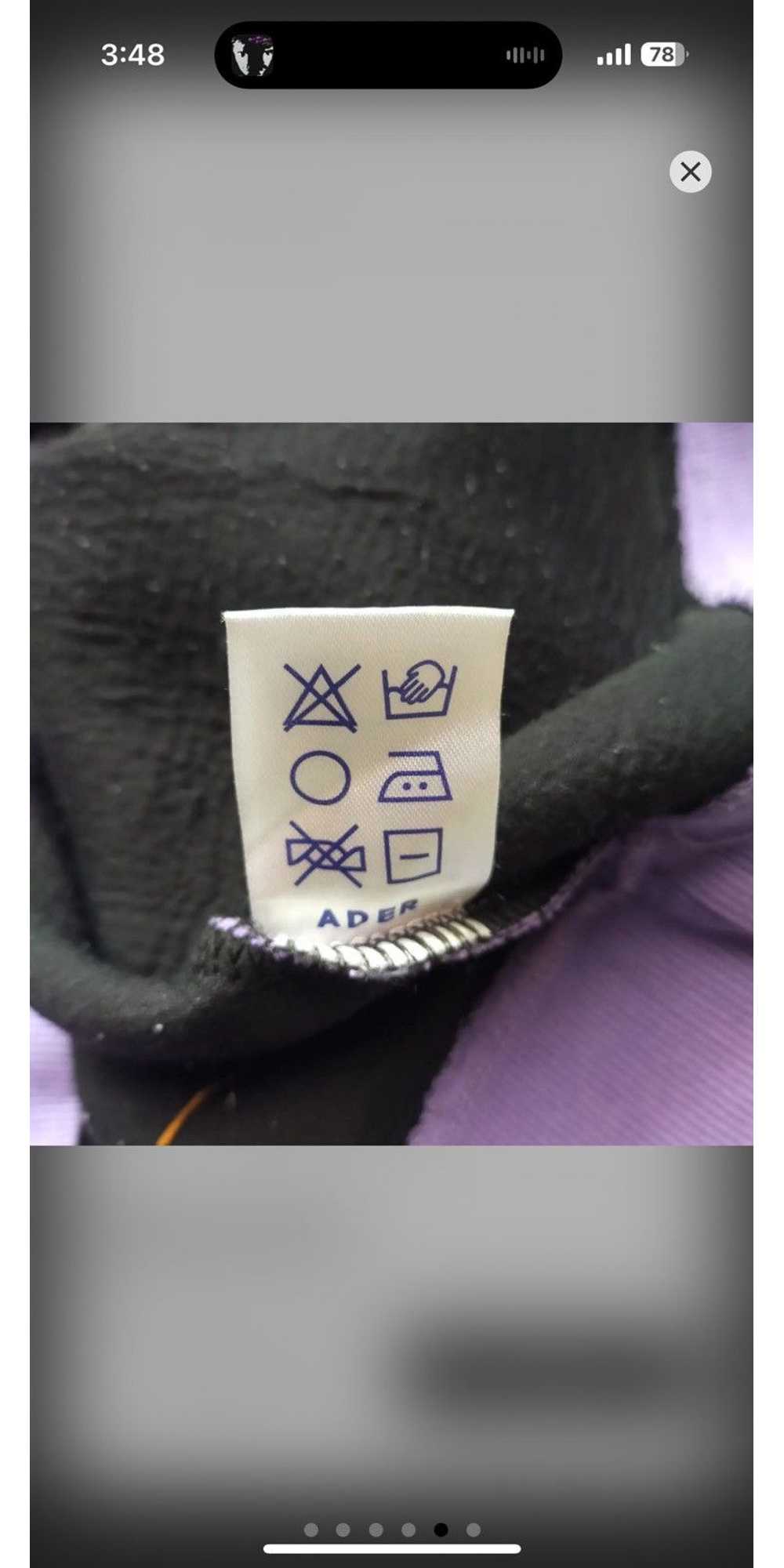 Ader Error Ader error slice logo sweatshirt - image 5