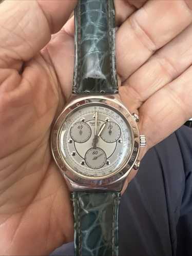 【デッドストック品】Swatch Chrono 生産終了モデル Yahoo!オークション - 未使用電池交換済 稼働中 スウォッチ