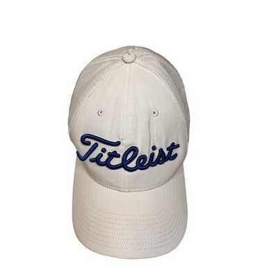 Masters PGA Golf Hat White 6 Panel American Needle Leather