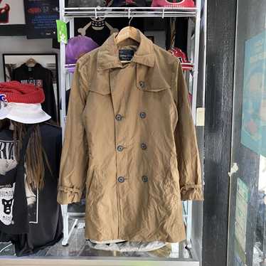 ジャケット・アウター Number (n)ine 00s Shirt Trench Coat Number (N)ine AW06 Noir Runway Leather Wool Hybrid Trench